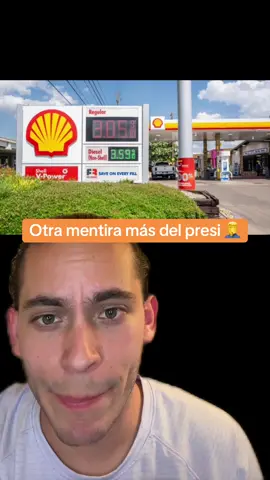 A post by @carlos_eduardo_espina on TikTok caption: Resulta que el presi mintió y la gasolina sigue aumentado 🤦‍♂️