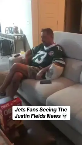 A post by @barstoolsports on TikTok caption: Jets fans always are going thru it 😭 @pardonmytake 