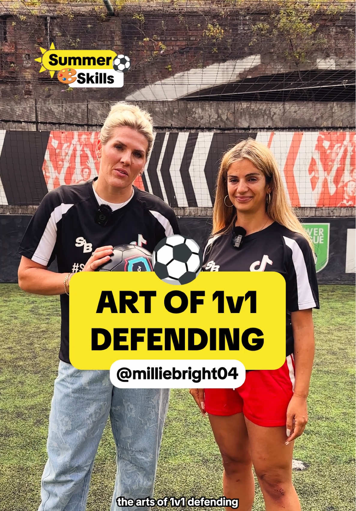 A post by @tiktok_uk on TikTok caption: These are @Millie Bright’s 3 key non-negotiable skills to being a top class defender ✨⚽️ #SummerSkills #LearnOnTikTok 