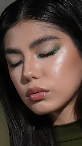 A post by @natashadenona on TikTok caption: MOODY GLAM full face tutorial ft. my NEW MINI GLOOM EYESHADOW PALETTE + NEW MACRO TECH EYE CRAYON in shade TAUPE 🤩 See below for all products I have used!!! #makeupbynatashadenona Makeup Details: Base: ND HY-GEN PRIMER SERUM  ND HY-GLAM CONCEALER R2 - to brighten ND HY-GLAM CONCEALER N2  ND HY-GLAM POWDER FOUNDATION N2 ND HY-GEN GLOW BEAUTIFIER shade 01 - highlighter  Eyes: ND MINI GLOOM EYESHADOW PALETTE Zephyr - eyelid  Glint - inner corner, lower lashline   Verdant - inner and outer V    Moss -  blend outer corner, lower lashline  Cinder - upper lashline, wing  ND MACRO TECH EYE CRAYON shade Taupe - upper lashline  Contour: ND HY-SCULPT LIQUID BRONZER shade Bamboo Lips: ND HY-GEN Lip Mask shade Baby Nude  ND MY DREAM Lip Crayon + Lip Gloss shade Natasha  #explore #natashadenona #moodyglam #minigloompalette 