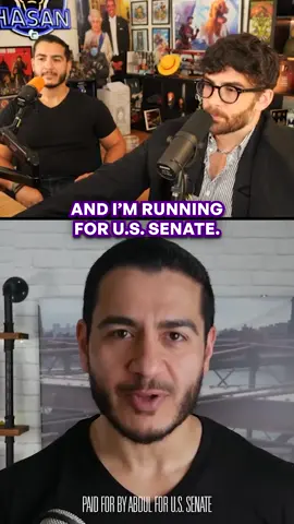 A post by @hasandpiker on TikTok caption: Dr Abdul El-Sayed is running to be Michigan’s senator in 2026 @Abdul El-Sayed #hasanabi #abdulelsayed I had him on to talk about his progressive campaign 