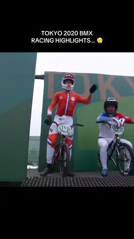 A post by @olympics on TikTok caption: BMX racing had us on the edge of our seats. 🤯  #Olympics #BMX #Sports #Tokyo2020 