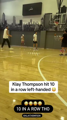 A post by @espn on TikTok caption: Woah 😳 (via @Chris Brickley) #klaythompson