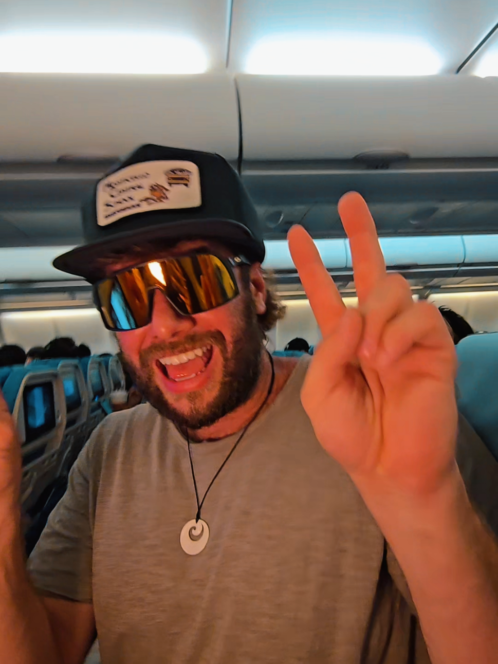 A post by @steezytour on TikTok caption: we are determined and have a 12 hour layover
