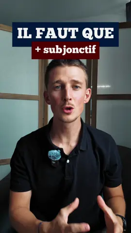 A post by @ohlalafrances on TikTok caption: Il faut que + subjonctif ! #aprenderfrances #apprendrelefrançais #learnfrench 