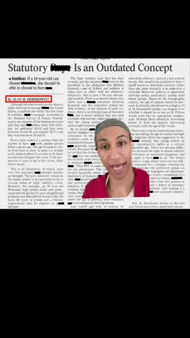 A post by @bekahdayyy on TikTok caption: He said with his whole chest that grow men should be legally allowed to be with children… #alandershowitz #fyp #evidence #news #breakingnews #shocking #coverup #trendingtopic 