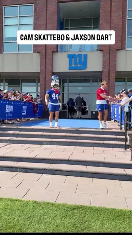 A post by @espn on TikTok caption: Rooks got jokes 😂 (via @New York Giants) #nfl #giants #trainingcamp 