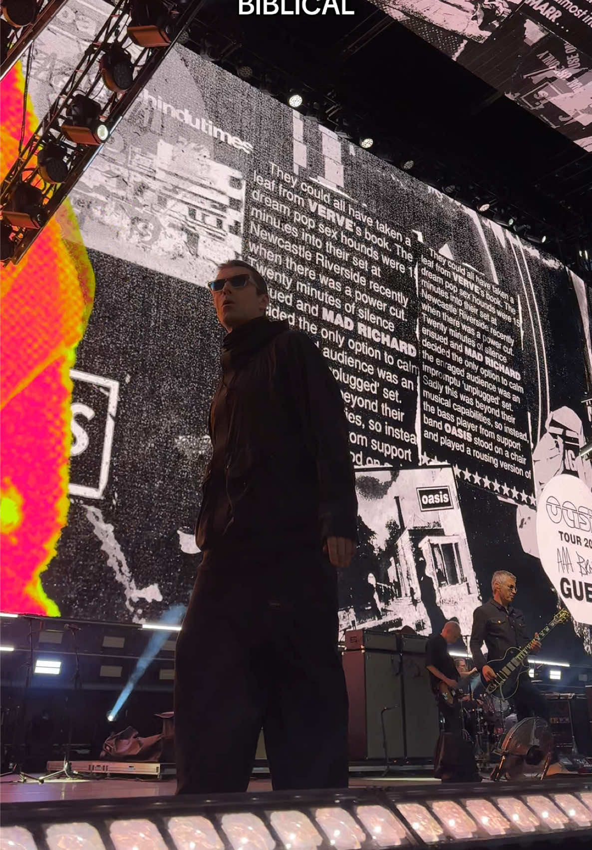 A post by @liamgallagher on TikTok caption: #liamgallagher #oasis 