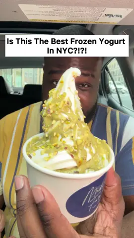 A post by @mostasting on TikTok caption: Is This The Best Frozen Yogurt In NYC?!?! Madison Fare Taste Test #nyc #froyo #nycspots #frozenyogurt #nyceats #nycfoodie #tastetest #foodcritic 