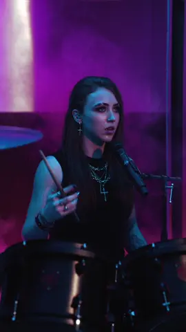 A post by @kamikehoe on TikTok caption: “KANDY” OUT TONIGHT @ 9PM PST / 12AM EST #newmusic #altrock #drummergirl 