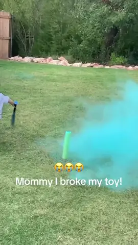 A post by @espn on TikTok caption: He was sad he broke the ball 😭 (via @The Mighty Little Slugger) #baseball