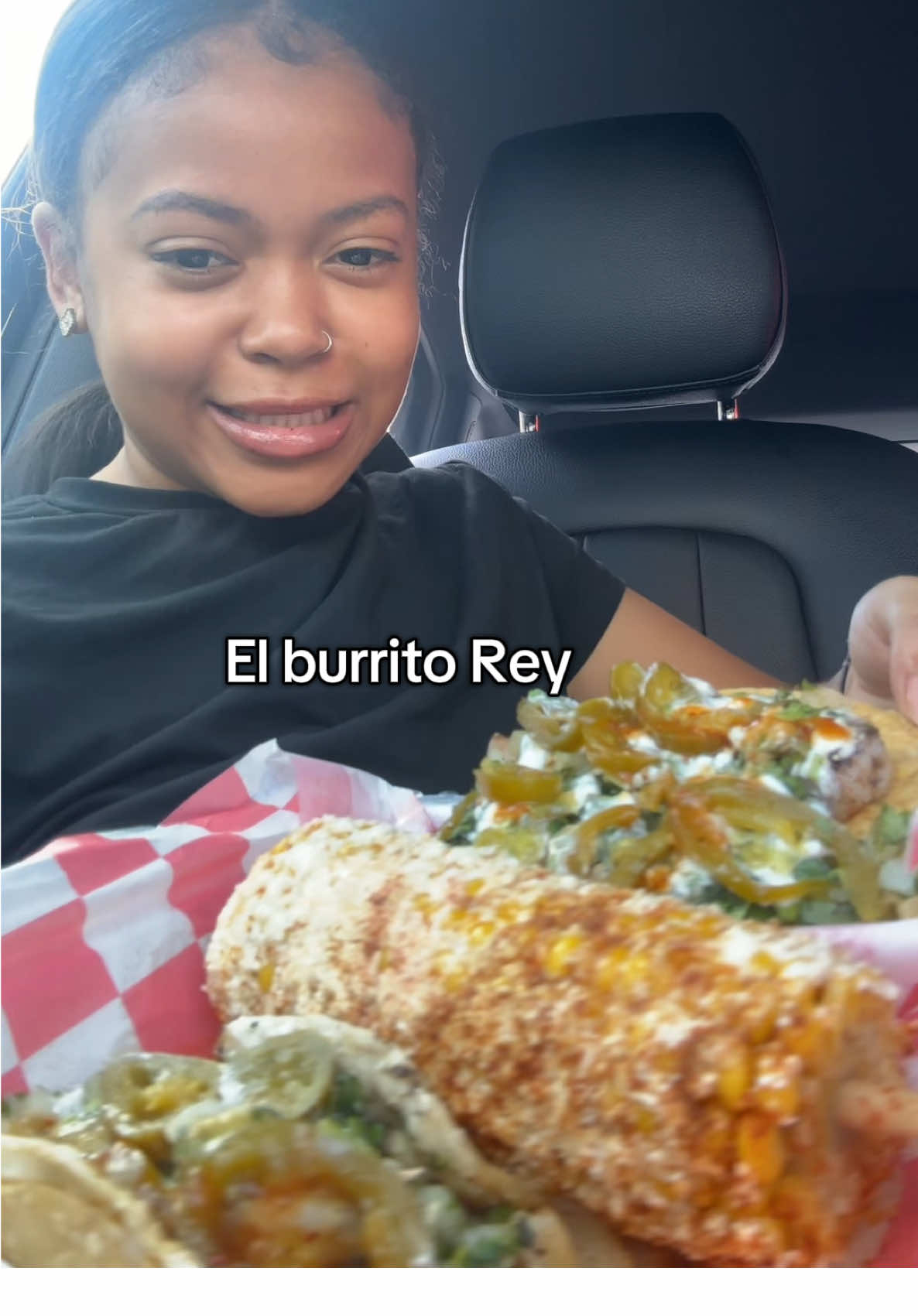 A post by @its_niakay on TikTok caption: I’m #TacoTuesdy late 🤣😋😋 #Elburrito #fyp #tacos #tostadas #elote 