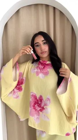 A post by @houseofhaniya on TikTok caption: Grab these stunning skirt sets and lip oils 🔥😍 #houseofhaniya #modestfashion #viral #foryoupage #OOTD 
