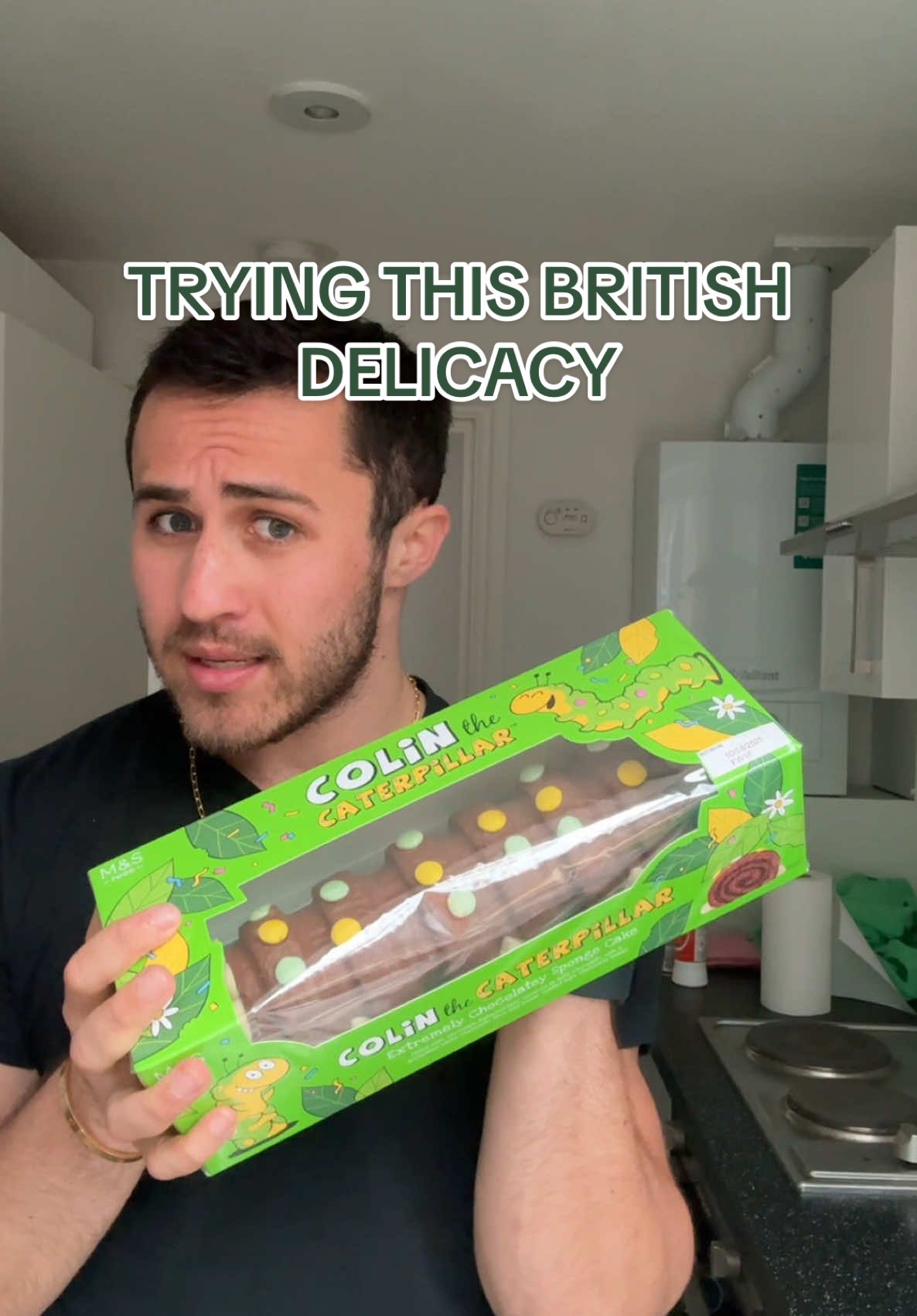 A post by @chris on TikTok caption: I SHOULD’VE BEEN MORE CAREFUL WITH YOU COLIN!!! But also you were the best thing I’ve had yet I love you #colinthecaterpillar #british #britishfood #london #europe #dessert #dessertreview #food #foodreviews #AvisGastronomiques #review #england #CapCut 