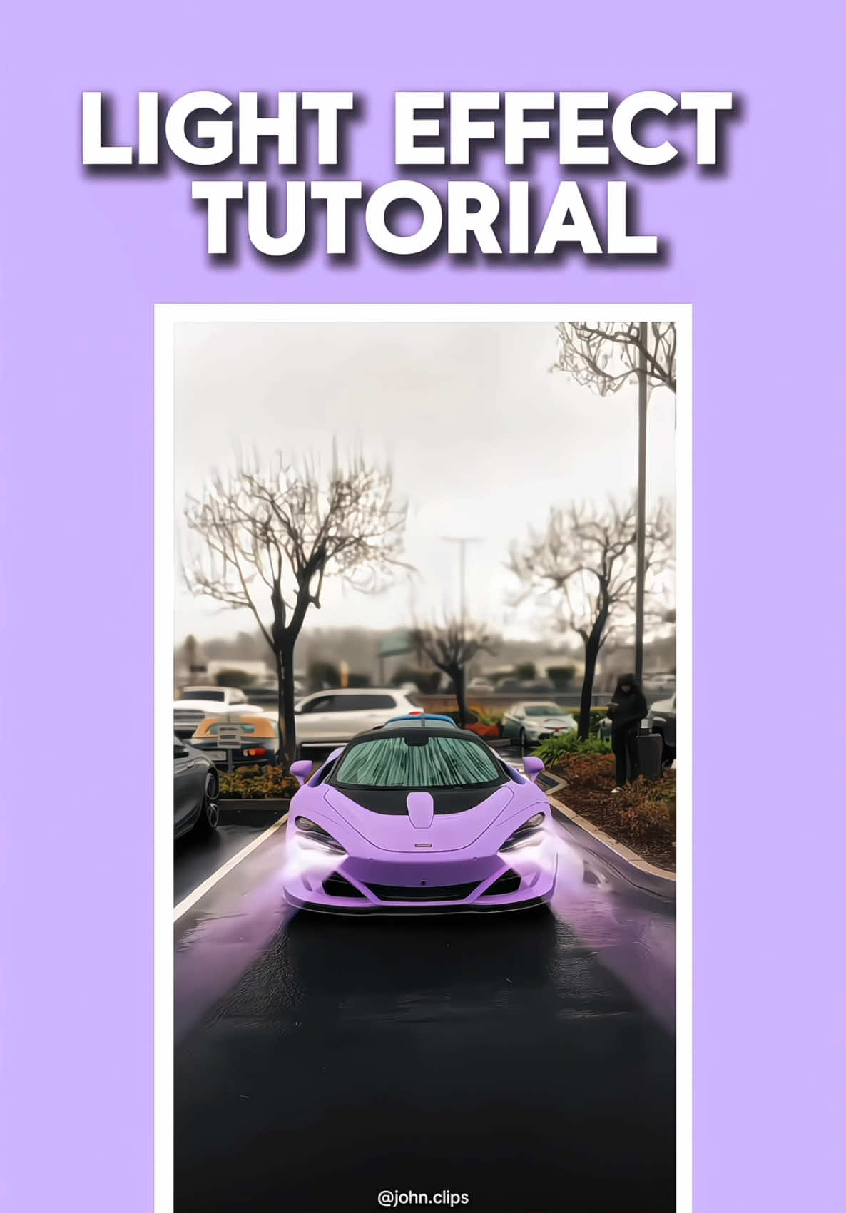 A post by @trendingcapcuttemplates on TikTok caption: car light effect tutorial #CapCut #caredit #tutorial #capcutpioneer #trend 