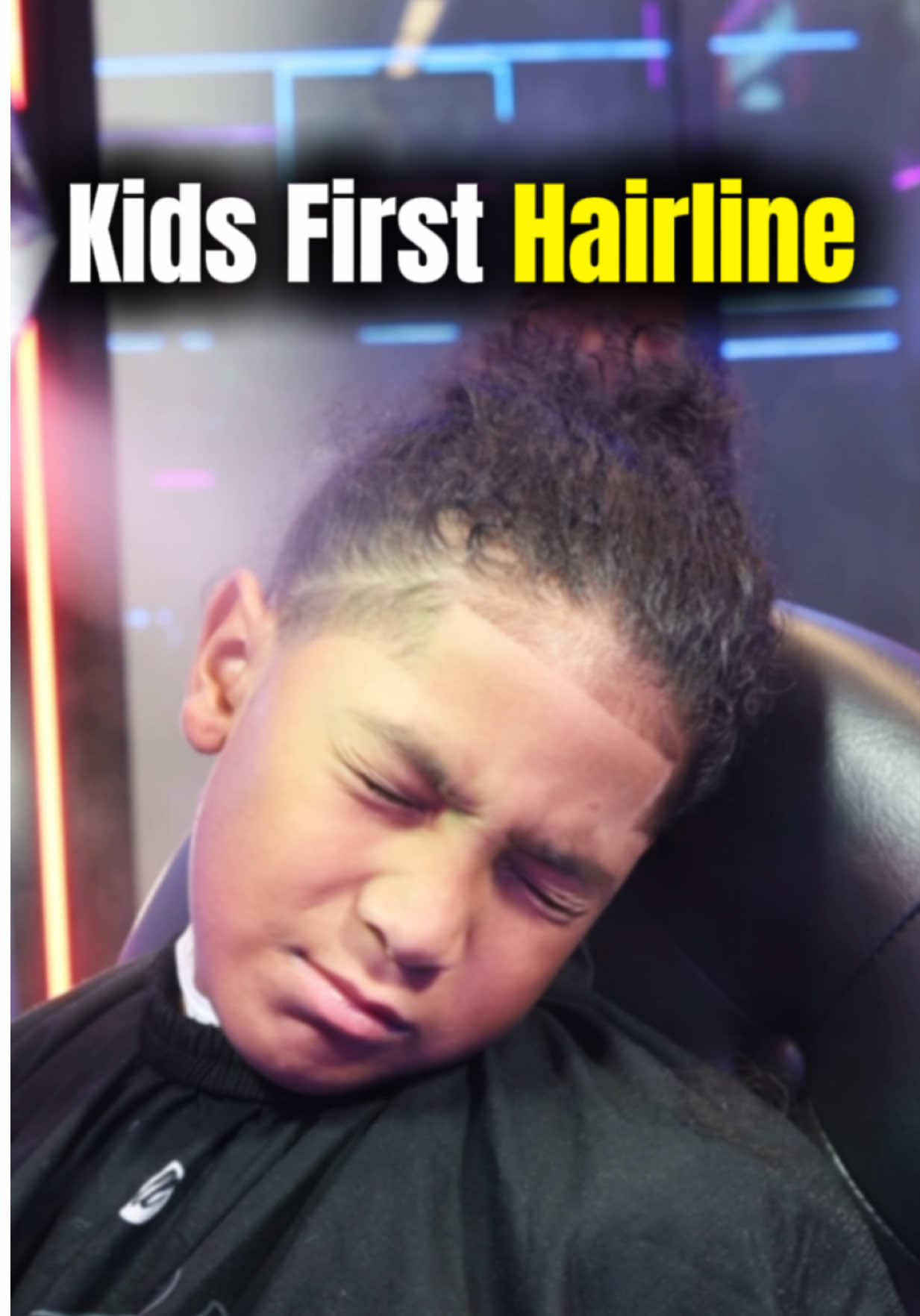 A post by @getslyced on TikTok caption: How did his first haircut go? #Slyhuncho #Lifestyle  #dailyvlog  #grwm  #hairstyles #haircut #barber #hairtutorial #hairtransformation #hairgoals #hairfashion #asmr #haircolor #personalcare #newyorkhairstylist #houstonhairstylist #atlantahairstylist #hairextensions #hairreplacement #barbershop #barberlife #atlantabarber #360waves #floridabarber#houstonbarber #newyorkbarber #haircare #skincare #anime 