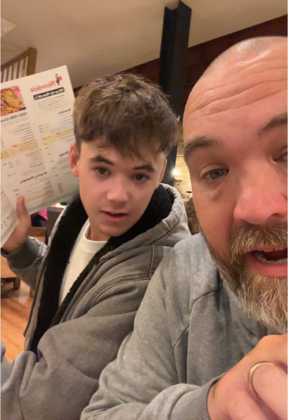 A post by @itsdaddymay on TikTok caption: @Nando’s UK & Ireland can you give us an answer on this?? #daddymay #mayfamily #mayfamilypub #russellarms #family #dinner #nandos