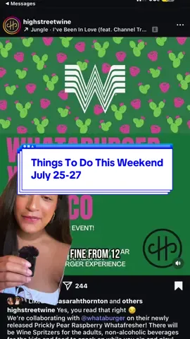 A post by @theunofficialtourguide on TikTok caption: Things To Do This Weekend July 25-27 ✨🪩 〰️Más Museos! Museum Day for Educators Fee (includes tote bag with lesson plans, box lunch, and museum admissions): $30. @McNay Art Museum  〰️Day Of The Cowboy Briscoe Western Art Museum 10am-4pm 〰️Summer Launch Party 12pm-4pm 〰️Prickly Pear Raspberry Whatafresher @Whataburger High st. Wine co.  12-2pm #sanantoniothingstodo #sanantonioweekend #sanantoniospots #sanantoniofunthingstodo #sanantoniotexas #sanantoniocontentcreator  