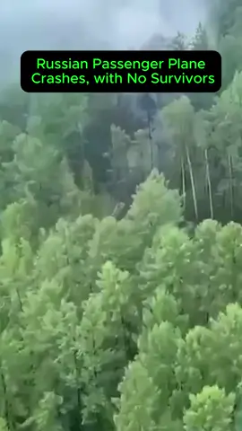 A post by @kagan_dunlap on TikTok caption: A Russian passenger plane crashed recently. There were no survivors.