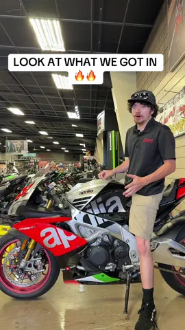 A post by @shawnee.powersports on TikTok caption: We got an aprilla 😈