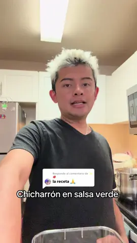 A post by @jonasymikeoficial on TikTok caption: Respuesta a @✨💋 receta chicharrón en salsa verde #fyp #foryou #foryoupage #fypシ #parati #couple #love #cooking #food #comida #recipe #Viral #viralvideo #viraltiktok 