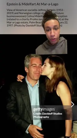 A post by @bekahdayyy on TikTok caption: So the last girlfriend our sitting president had before dating the  First Lady… was Jeffrey’s girlfriend from overseas that used to party at Donald’s mansion.  They both allegedly r**** 13 year old Katie Johnson together.  And our sitting president flew Anouska G. & Ghislaine from London to Mar a Lago to have “a happy weekend together”, before he would put her up on his NYC apartment…. Just for her to be violated by Jeffrey & his friends.  Are you seeing the pattern I’m seeing? #ringleader #jeffrey #ghislaine #creepy #patterns #greenscreen 