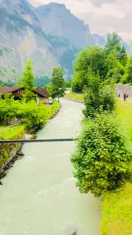 A post by @farihamitu20 on TikTok caption: #lauterbrunnen #switzerland #foryou1 #nature #beauty #🇨🇭