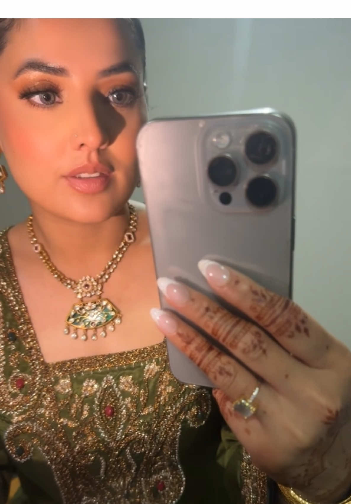 A post by @fizabash_official on TikTok caption: Lenses; Diva grey by @baby_bassinets Outfit @Tehxeeb London 💚☘️#loveyou #Viral #foryou #fyp #story 