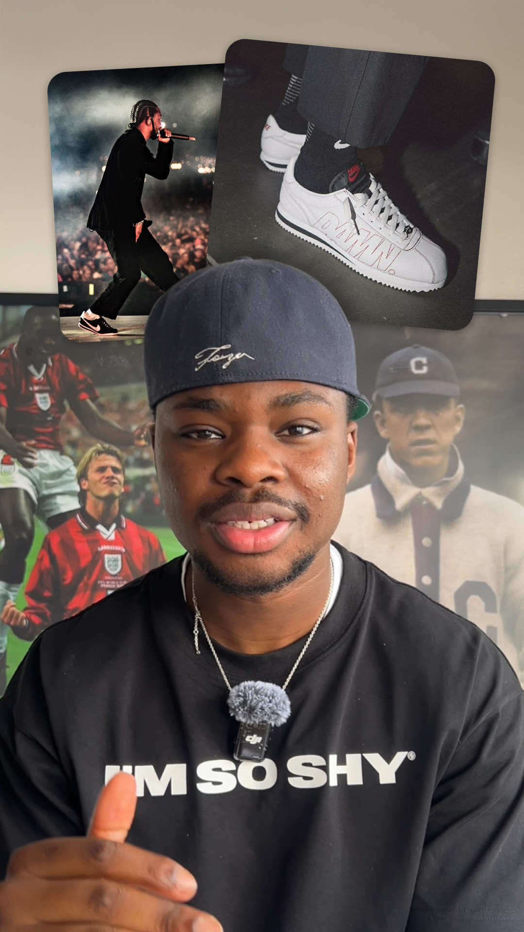 A post by @ebay_uk on TikTok caption: #AD | A key moment in music and sneaker culture 🎤 We linked up with @Geoff to kick off a new series telling the story between hip-hop and sneakers 👟 First up: how Kendrick Lamar’s 'DAMN.' left its mark on music, culture, and fashion ... with the help of the Nike Cortez 🤜🫷 Which Kendrick grailed sneaker would you add to your collection? Comment down below 👇 #fyp #kendricklamar #nike #sneakerhead #sneakers #cortez #sza #hiphop 
