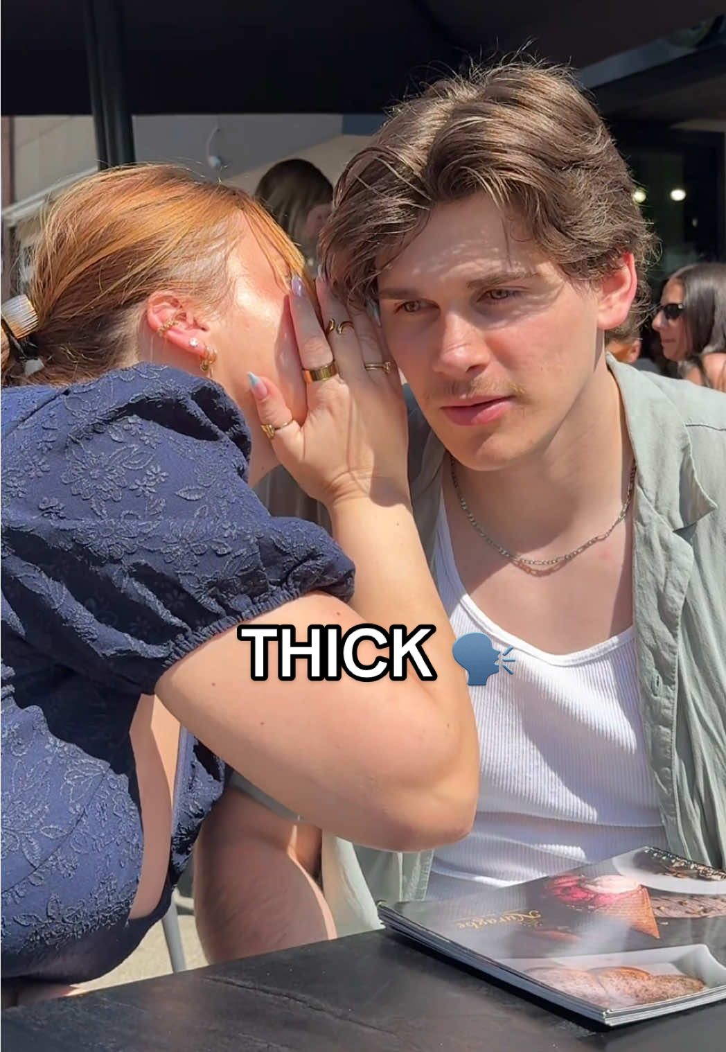 A post by @yujolie on TikTok caption: Selbst Oma mit 88 redet flüssiger mit ihm als ich😭😭😂 Instagram: _yujolie  #ldr #ldrcouple 