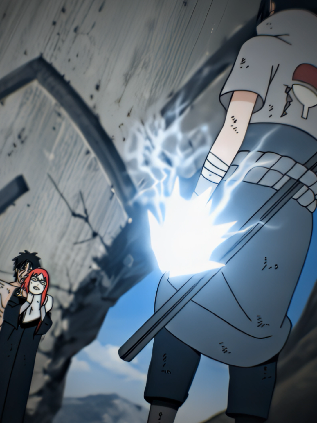 A post by @senjuheart on TikTok caption: #naruto #sasuke #anime #animeedit 