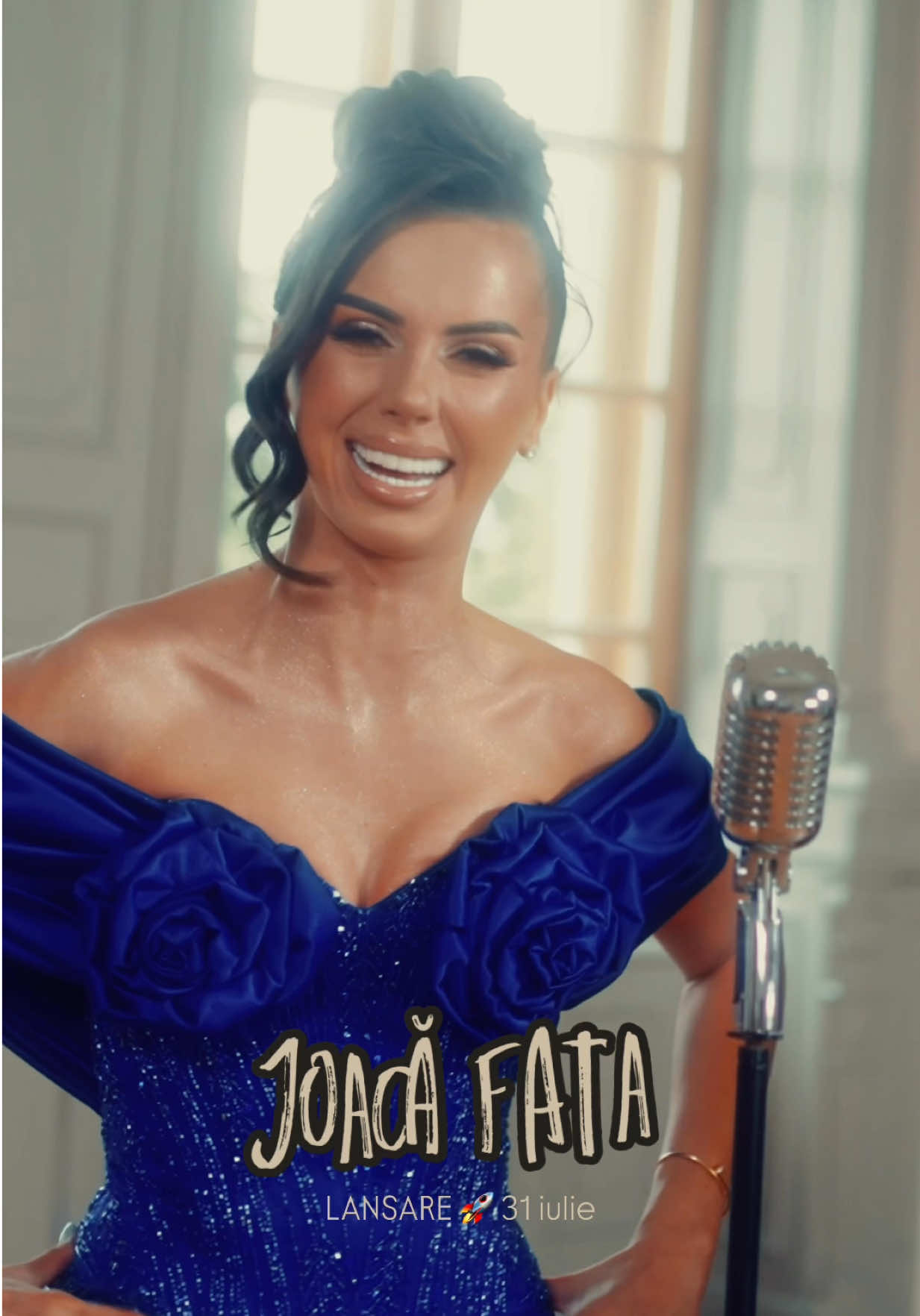 A post by @georgianalobont on TikTok caption: Săptămâna viitoare este SĂPTĂMÂNA SURPRIZELOR! 😍💌 Împreună cu @PAUL MORAR🎶 v-am pregătit o SUUUPER MELODIE!  Pe canalul meu de youtube, JOI, 31 iulie!  Stați aproape!!! 🫶 📍Locație: @castelul.banffy.rascruci  🎥 Video: @videomix_ro   💇🏻‍♀️ Hair: @silvanabunea_team_lucescuoana  💄 Makeup: @irina_razvan  👗Dress: @adelinaboiedesigner  💻 Digitals: @ionuttatarr  #georgianalobont #foru #viralvideos #joacafata 
