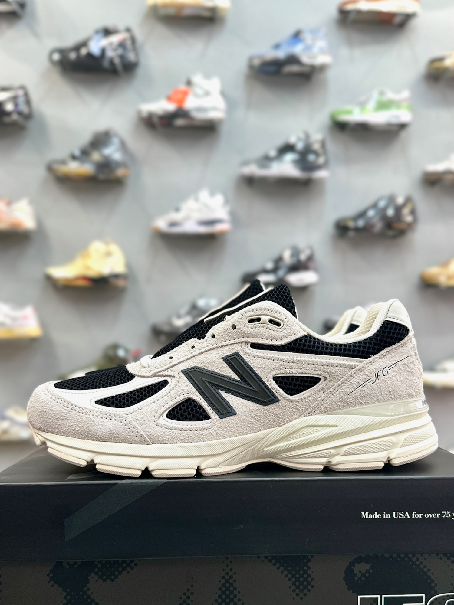 A post by @ebay_uk on TikTok caption: Summer stepping the Kersh way ☀️ Our friends over at @kershkicks have selected their perfect Summer rotation 👟 Are you team crisp whites or bold colourways this summer? You know what to do 👇 #fyp #sneakers #sneakerhead #newbalance #nike #asics