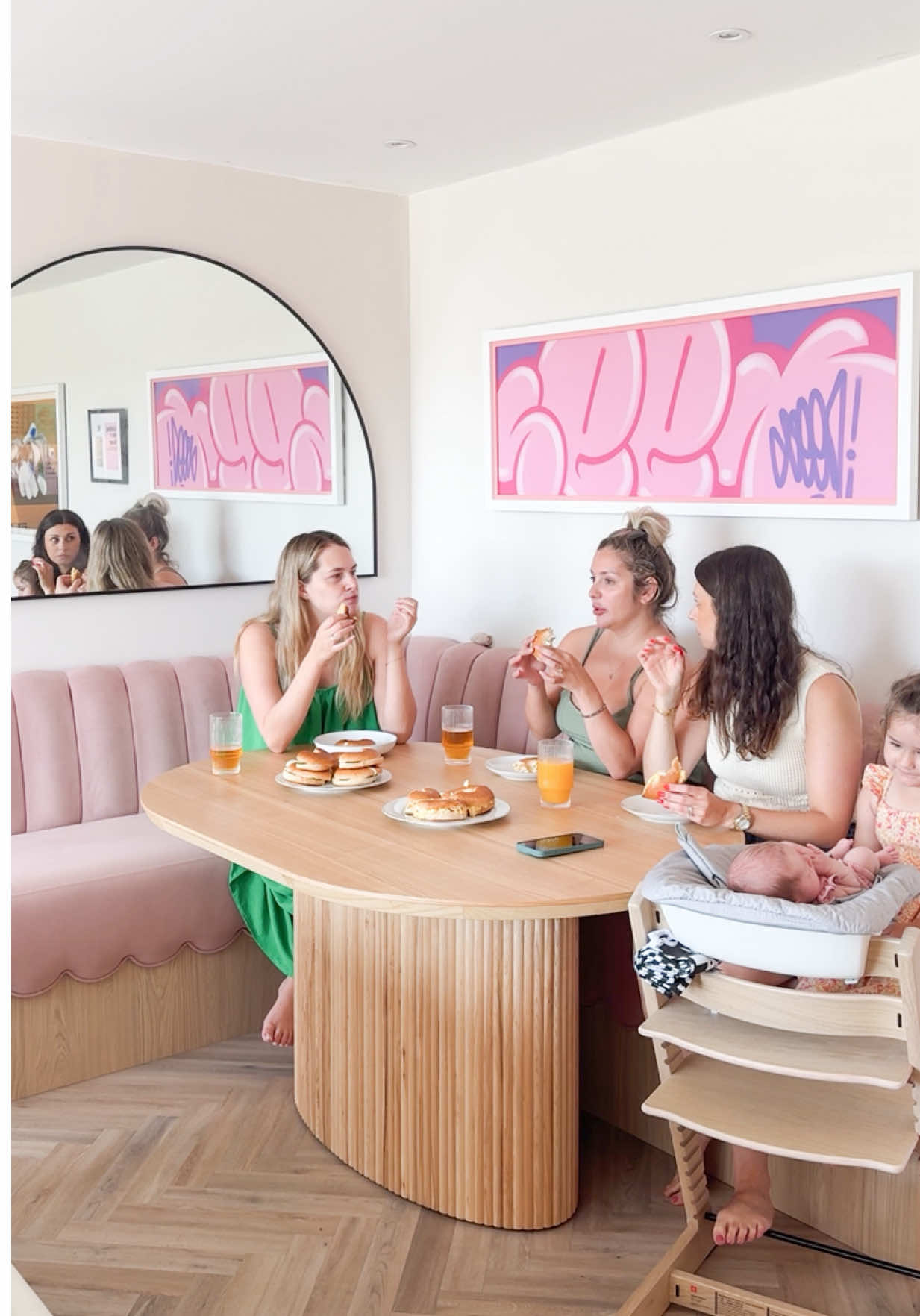 A post by @rooshome on TikTok caption: ad Clean with my village 🥹☁️💘 even just sticking a quick wash on for a new parent is a 10/10 gesture (obvs I had to get Jade and Lolly on the Molly Mae Pure Heaven Scent range from Persil and Comfort ☁️🪽)  I let them loose on my @Cleanipedia faves 🫶 - Persil Heaven Scent Non-Bio Capsules  - Pure Heaven Scent Comfort Fabric Conditioner - Cif Infinite + Clean - Cif Cream #cleanwithmyvillage #myvillage #cleaningvlog #cleaningmotivation #cleaning #ittakesavillage #newmum      