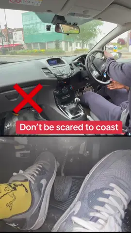 A post by @drivingtesttips on TikTok caption: What is coasting? #drivingtest #drivinglessons #drivingtips #drivingtesttips 