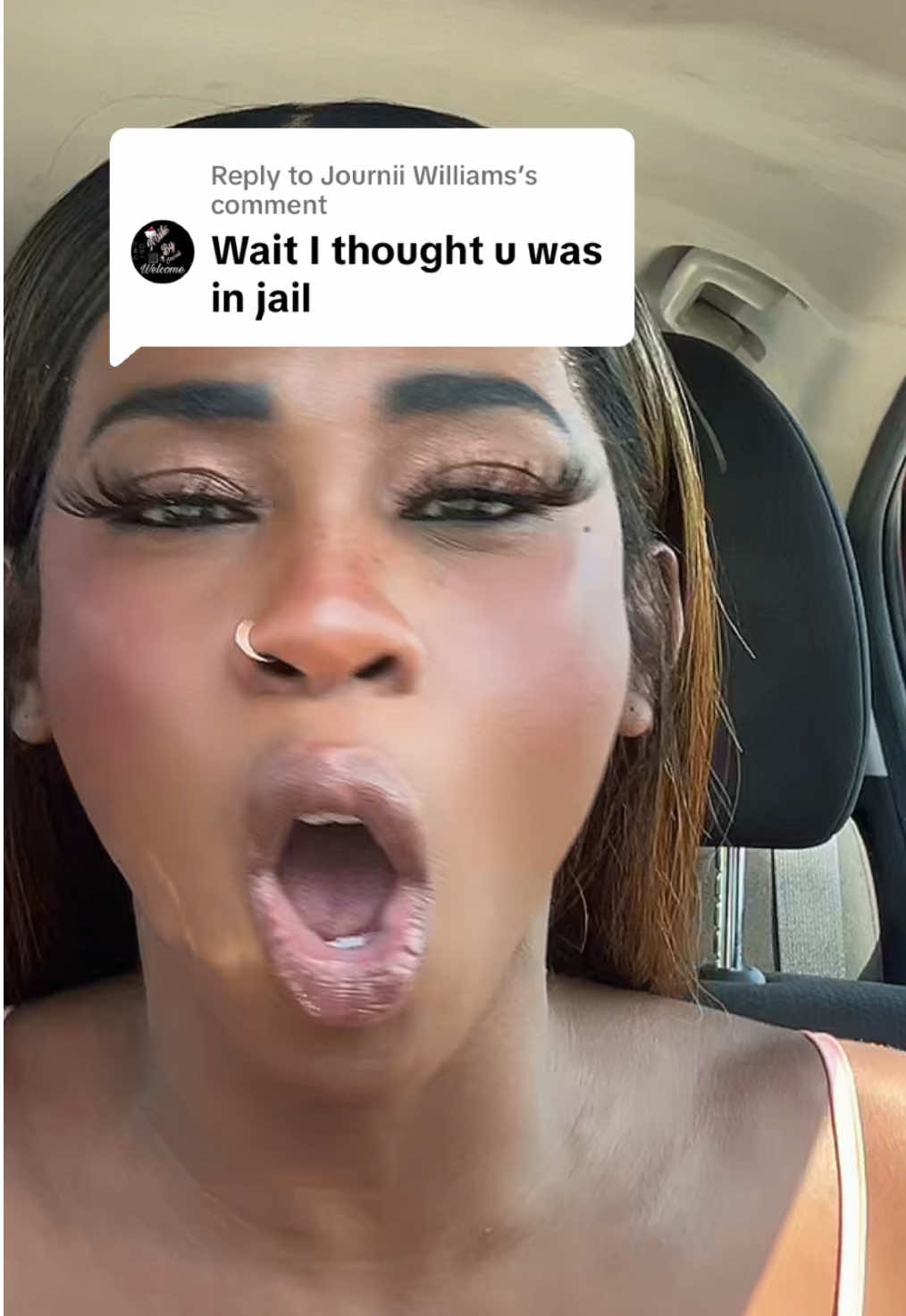 A post by @ on TikTok caption: Replying to @Journii Williams JAIL???????? #jailtok #jail #prison #prisontiktok 
