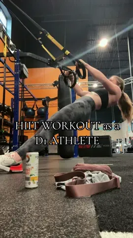 A post by @mckenna_mulholland on TikTok caption: Love a good midweek HIIT workout !!  * get in get out  * Repeat this for 4 sets  * 15 reps each  * End on the stairmaster and sweat it out 😅  #workout #hiitcircuit #d1athlete #softball #Summer #grind #lastszn #gradtransfer 