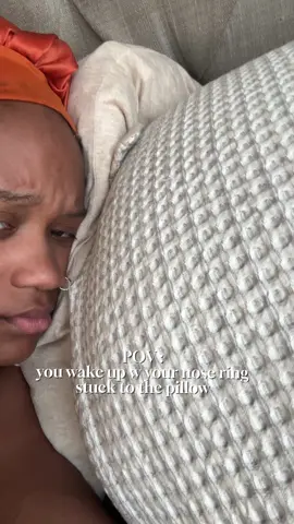 A post by @nikijayy7 on TikTok caption: Lmaoo with the crust all in my eyes 😂😂😂 how I wake up like this ? #fyp #trending #blacklove #couplecomedy 