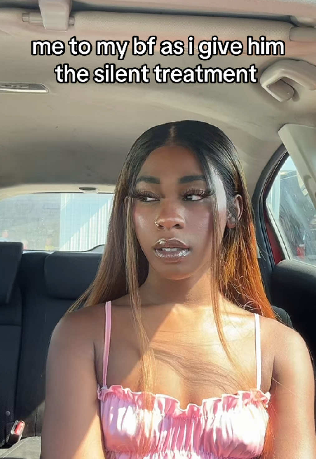 A post by @ on TikTok caption: just ENJOY IT!!! it feels like a party every day 😭😭 #relatable #couplestiktok #relationships #funny 