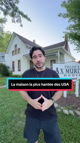 A post by @anttonracca on TikTok caption: J’ai dormi dans la maison la plus hantée des USA ! 