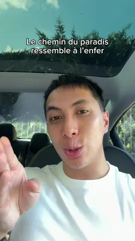 A post by @mrdreamax on TikTok caption: Parfois le chemin du paradis ressemble à l’enfer