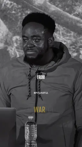 A post by @powarful on TikTok caption: What are you running from?🧠🖤 #powarfulvids #jerryflowersjr 