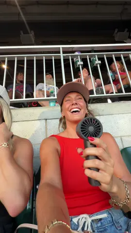 A post by @sidneytilton on TikTok caption: seriously a game changer for any outdoor event. head over to amazon & get your @jisulife.official best investment for a sweaty day #handheldfan #jisuslife #jisulifepro1s
