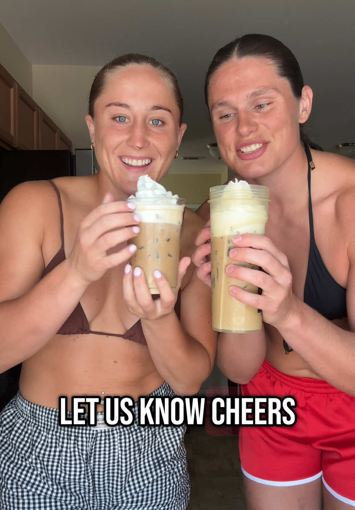 A post by @ilonamaher on TikTok caption: Make a lovely iced coffee with us 