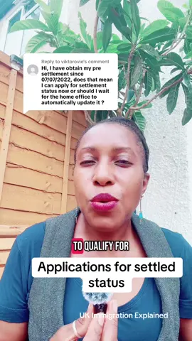 A post by @ukimmigrationexplained on TikTok caption: Replying to @viktorovie #immigration #immigrationconsultant #guidanceonly #answeringquestions #settlement #indefiniteleavetoremain #presettledstatus #eusettlementscheme #eunational 