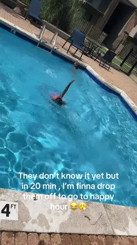 A post by @kisssonbee on TikTok caption: 😂😂😂😂🤦🏽‍♀️ cause who don’t like a good happy hour ?  #happyhour #fyp  #viral  #pool #kids 