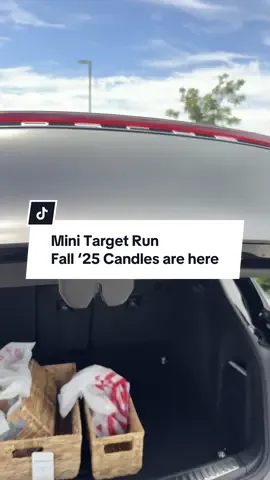 A post by @shelbstales on TikTok caption: mini target run to escape my kiddos and see the new target fall collection.  The BEST candle is finally back in stores! I’d say it was a pretty successful trip🖤 #momlife #target #targethaul #targetfallfinds #fall2025 #hearthandhandtarget #fallcandles 