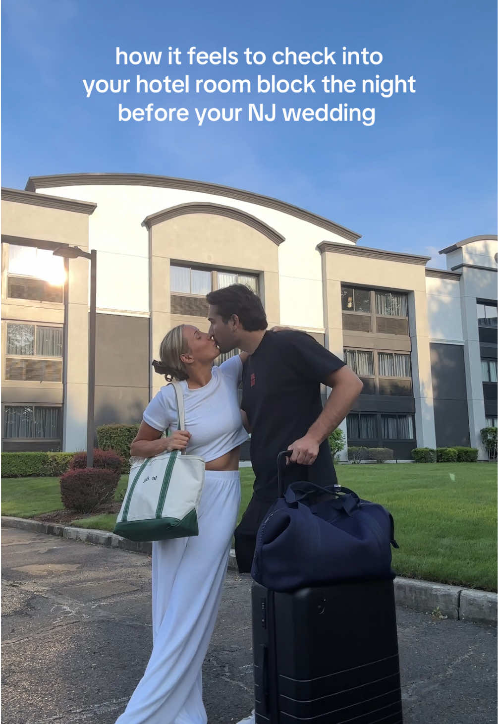 A post by @thefinancebrides on TikTok caption: born to be a New Jersey bride💍💃🏼 #weddingtiktok #weddingmemes #weddinghumor #weddingjoke #weddinghotel #weddinghotelblock #newjerseywedding #newjerseybride #njbride #njwedding #weddingplanning #gettingmarried #weddingweekend #2025bride #2026bride #jet2holidays 