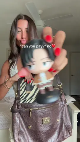 A post by @annaappetizer on TikTok caption: this all i got on me twin #Anime #animefigure 
