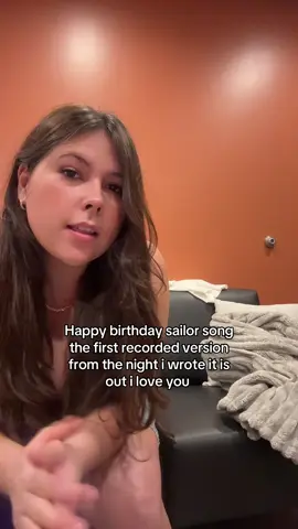A post by @gigi4perez on TikTok caption: Happy birthday sailor song thank you guys for changing my life . I'm so blessed to have this unbelievable community of friends to walk through life with. The first voice memo from the night i wrote it is out everywhere love u 